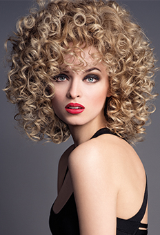 Blonde chvx bouclés